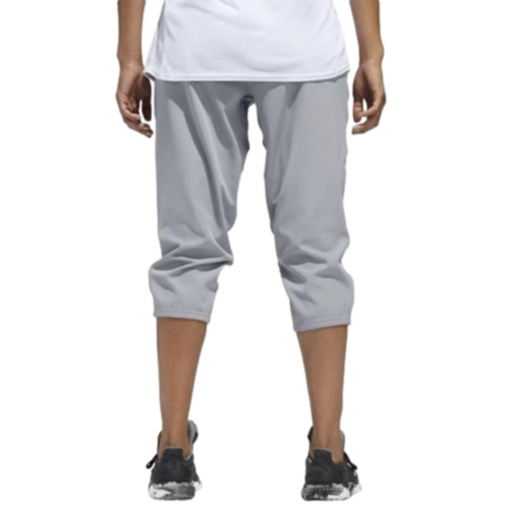 Adidas Womens Diamond Queen Elite Fastpitch Knicker Softball Pants Grey, Large - Picture 2 of 9